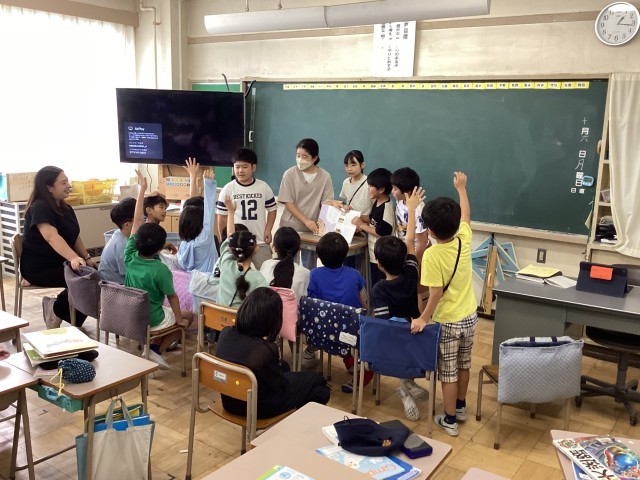 本の中に出てきたクイズで大盛り上がり