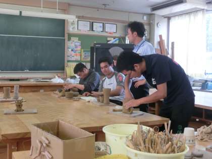 焼き物に挑戦