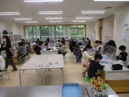 家庭科　手ぬいにトライ