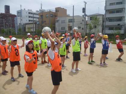 ボールの慣れよう