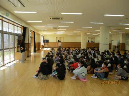 5年学年集会の様子