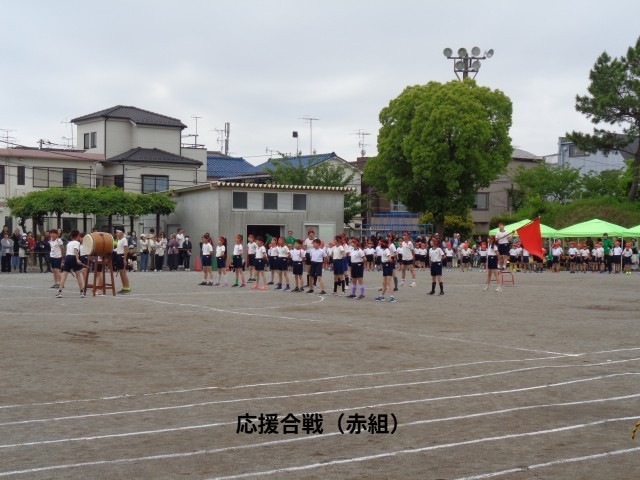 応援合戦（赤組）