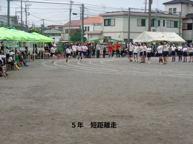 ５年　短距離走
