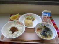 給食の写真