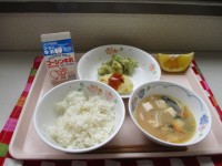 給食の写真