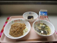 給食の写真