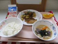 給食の写真