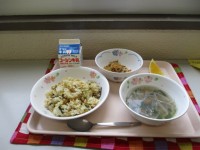 給食の写真