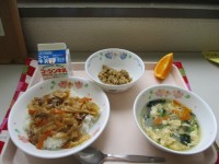 給食の写真
