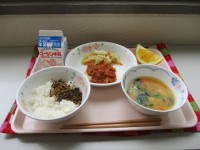 給食の写真