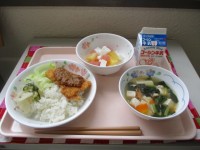 給食の写真