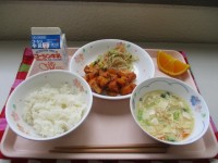 給食の写真