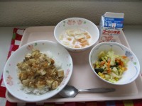 給食の写真