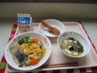 給食の写真
