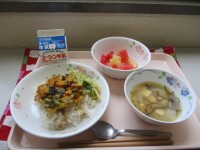 給食の写真