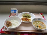 給食の写真