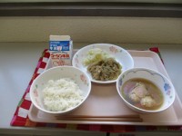 給食の写真