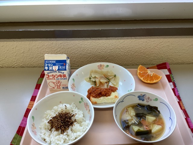 給食の写真