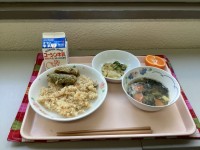 給食の写真