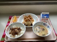 給食の写真
