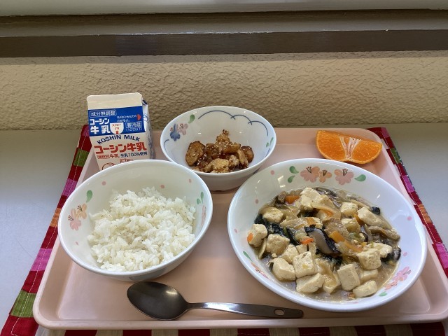 給食の写真