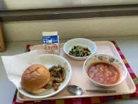 給食の写真