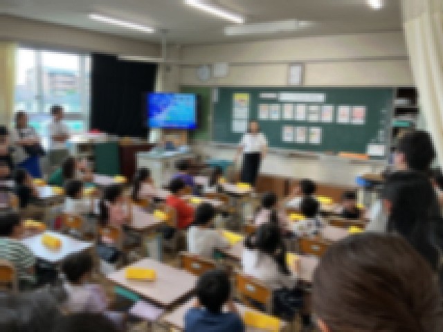 １組の学習の様子
