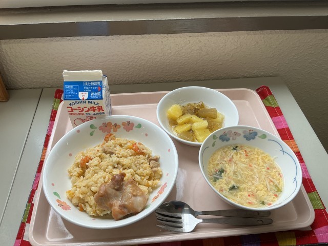 給食の写真