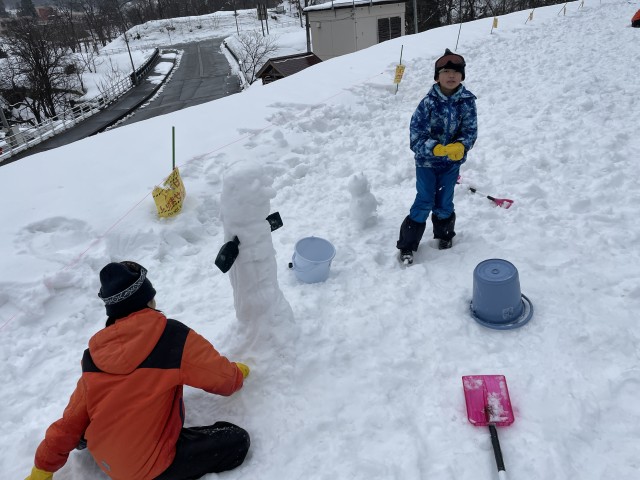 雪だるま？
