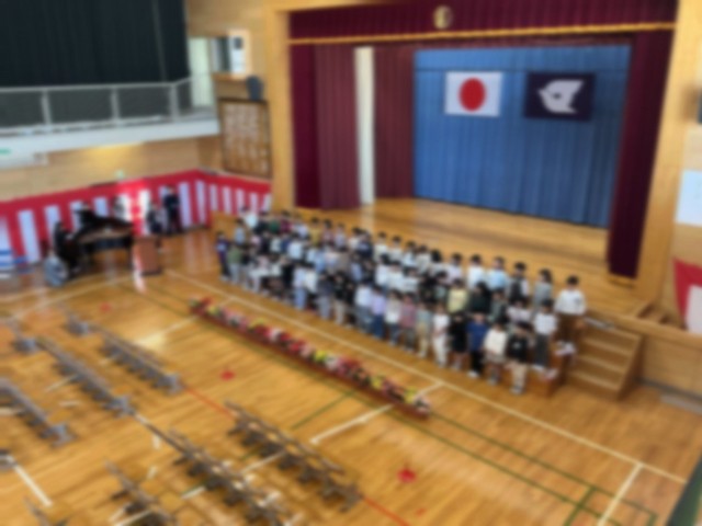 入学式前の準備から　その１