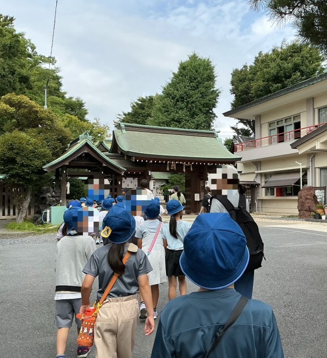 【2年】町たんけんの様子