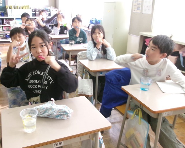 ４年１組の様子