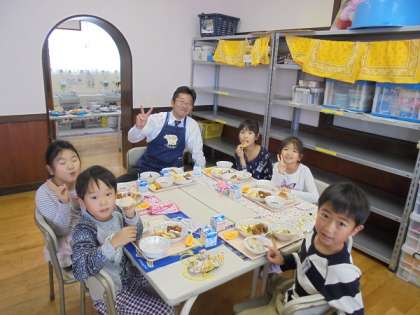 給食の様子