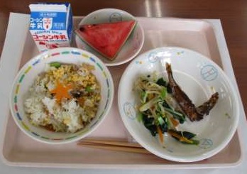 七夕の給食