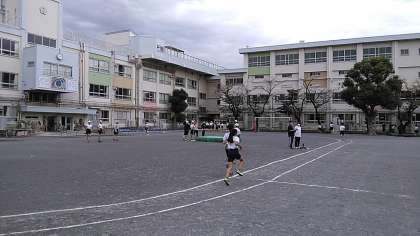 6年練習風景から