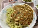 「大豆入りカレーライス」