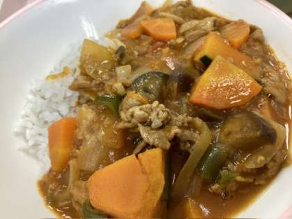 「夏野菜カレーライス」