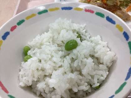 「枝豆ご飯」