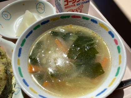 「豆腐入り肉団子スープ」