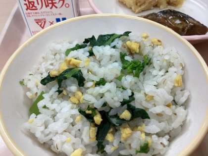 「菜の花ご飯」