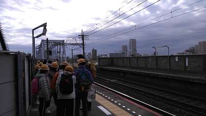 江戸川駅ホーム