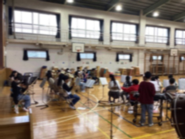 今朝の練習から