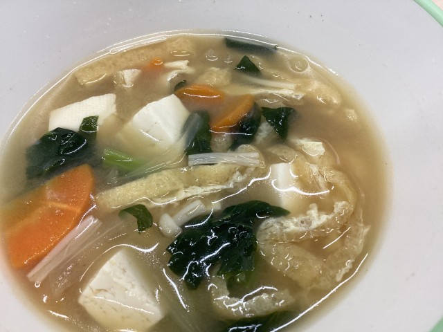 あぶらあげのみそしる