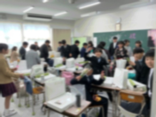 卒業式後の様子　その２