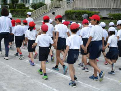 入場行進の練習