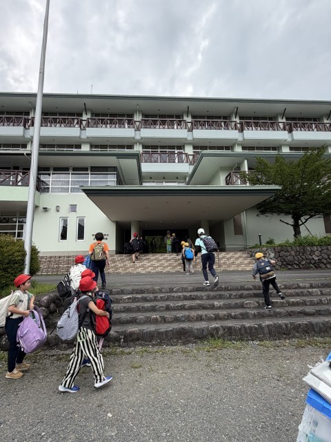 林間学園に到着しました。