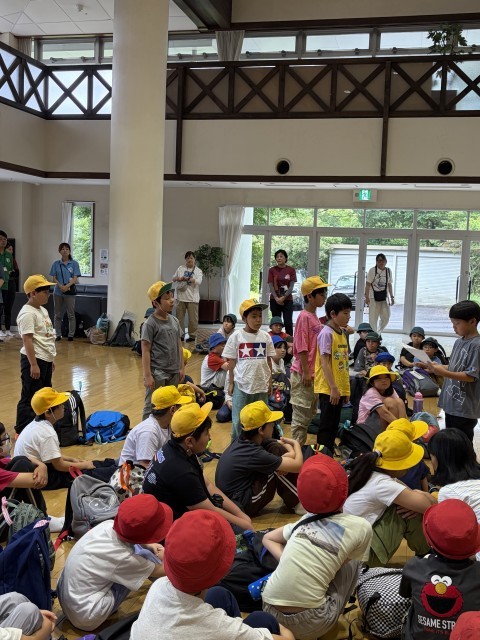開校式をしました。
