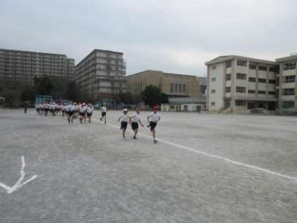 5年・マラソン大会リハーサル