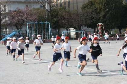 １年生　初めてのマラソン大会