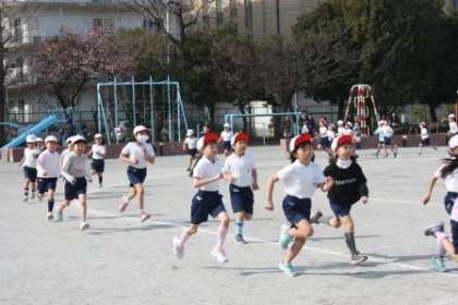 １年生　初めてのマラソン大会